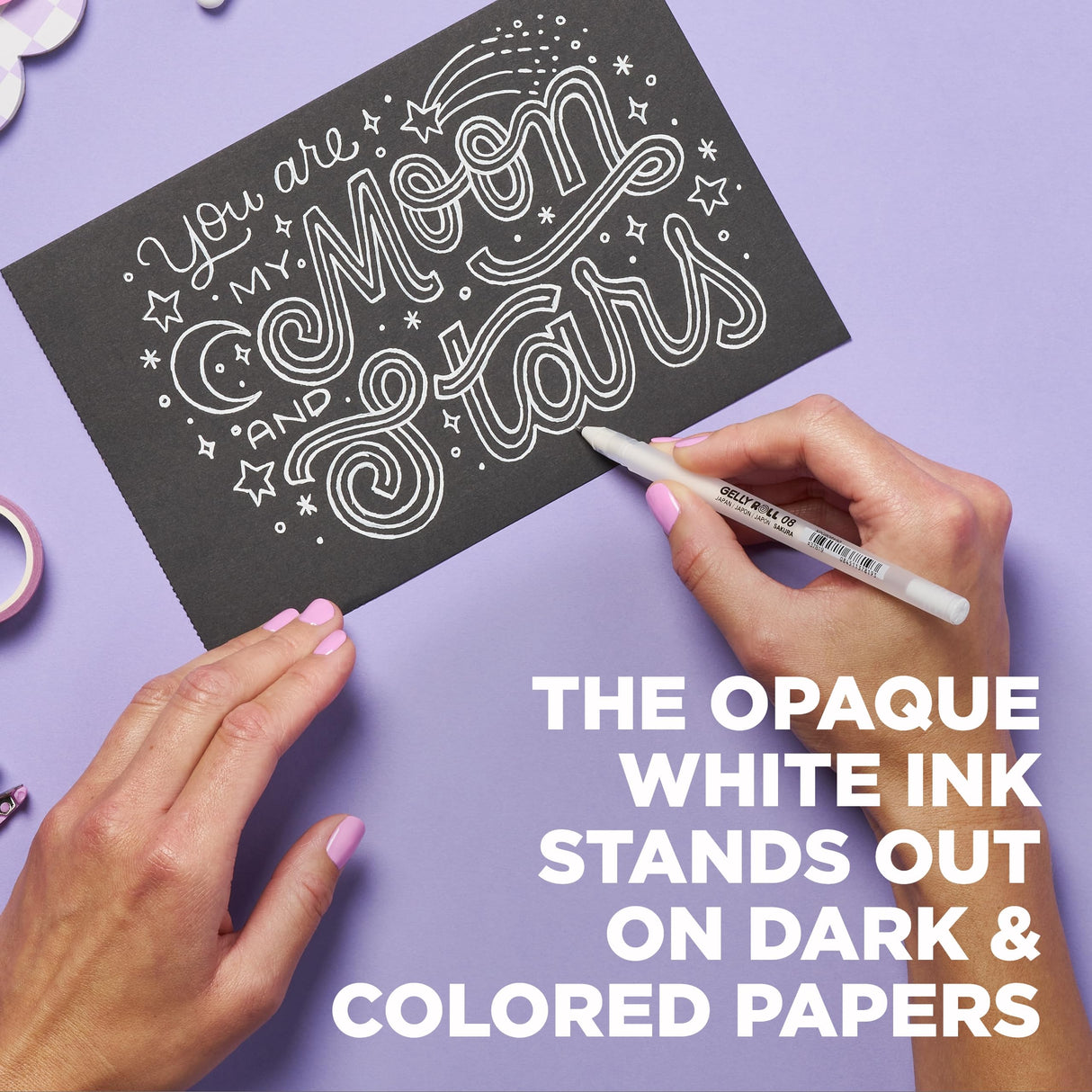 SAKURA Gelly Roll Gel Pens - Fine, Medium & Bold Tip Ink Pens for Journaling, Art, or Drawing - For Art Gifts, Holiday Gifts & DIY Projects - Classic White Ink - 05/08/10 Assorted Tip Sizes - 6 Pack SAKURA