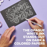 SAKURA Gelly Roll Gel Pens - Fine, Medium & Bold Tip Ink Pens for Journaling, Art, or Drawing - For Art Gifts, Holiday Gifts & DIY Projects - Classic White Ink - 05/08/10 Assorted Tip Sizes - 6 Pack SAKURA