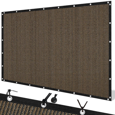 Artpuch Pergola Shade Cover 10'X10' Outdoor Sun Shade Cloth with Grommets Shade Tarp for Patio, Carport, Backyard Artpuch