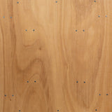 EMMA + OLIVER 6-Foot Rectangular Wood Folding Banquet Table with Clear Coated Finished Top EMMA + OLIVER