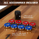 Barrington Billiards 12' Urban Clyborne Shuffleboard Table With Scratch-Resistant Playfield and 8 Puck Set Barrington Billiards