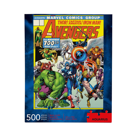 AQUARIUS Marvel Avengers Puzzle (500 Piece Jigsaw Puzzle) - Officially Licensed Marvel Merchandise & Collectibles - Glare Free - Precision Fit - 14 x 19 Inches AQUARIUS
