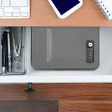 Adoreal Gun Safes for Pistols, Small Pistol Safe Handgun Portable Safe with 4 Digits Combination Lock for Gun Storage, Plastic Handgun Case for Car, Home, Travel Adoreal