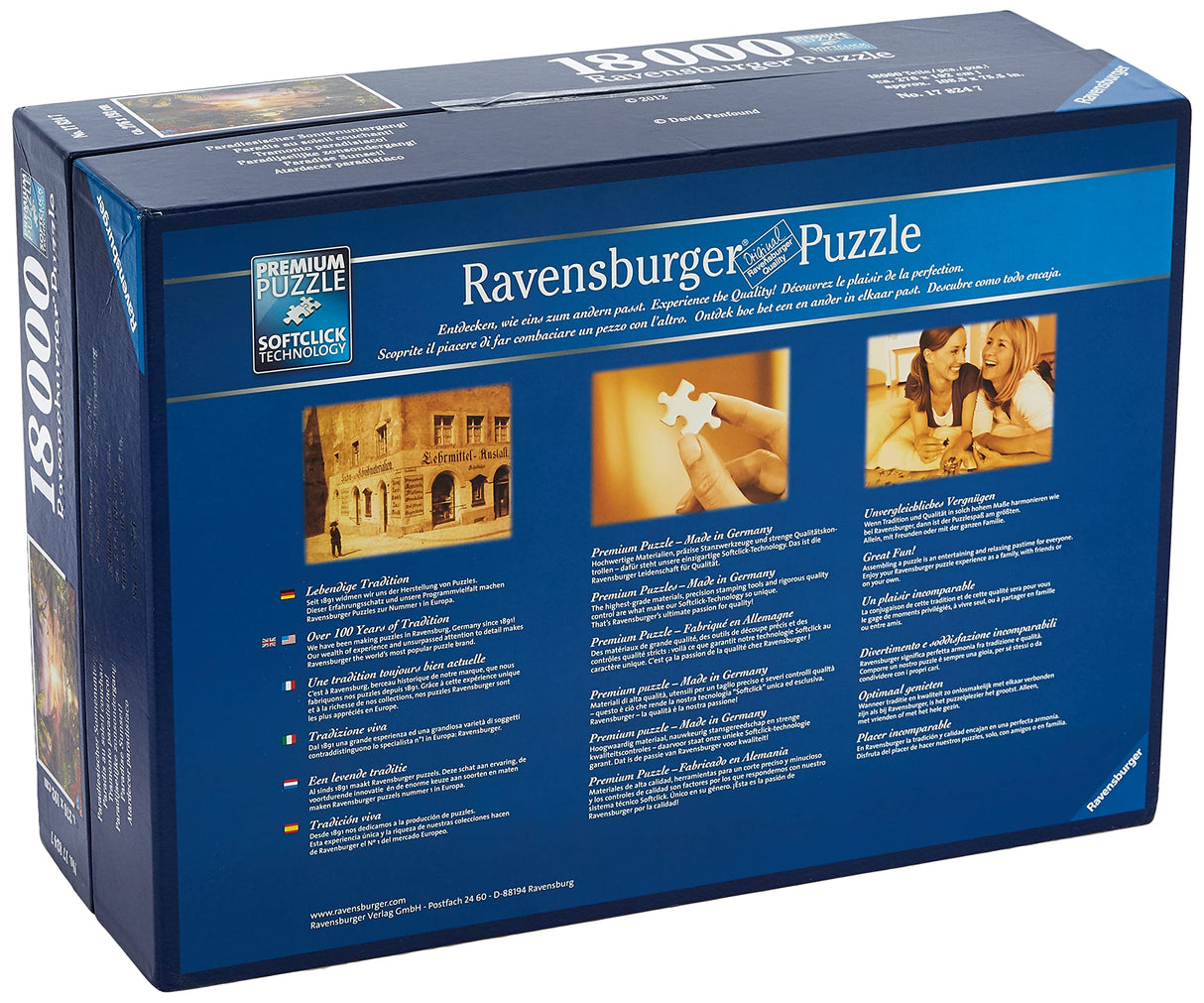 Ravensburger Paradise Sunset Jigsaw Puzzle - 18,000 Piece Masterpiece | Precision-Crafted Excellent Brain Game | Ideal Gift for Puzzle Enthusiasts | FSC-Certified Materials Ravensburger