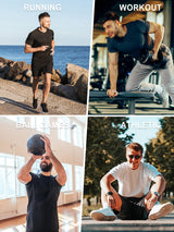 Dry Fit Tshirts Shirts for Men 5 Pack Moisture Wicking Quick Dry Mesh Performance Tees Gym Tech T Polyester Sublimation Active Athletic Crew Short Sleeve Workout Running Tops (Multipack 1, L) Tchumum