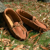 Realeather Adult Moccasin Leathercraft Kit, 12-13, Saddle Tan Brown Realeather