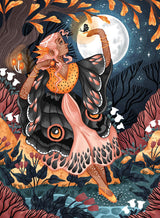 Ceaco – Mystic Moth Lady - 300 Piece Jigsaw Space Saver Puzzle – Puzzles for Smaller Spaces and Surfaces Ceaco