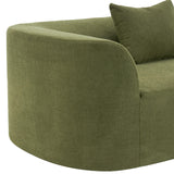 Christopher Knight Home Randa Modern Fabric Upholstered 5-Seater Sofa, Oversized Chair Cloud Couch, Fully Assembled Long Sofa Chaise Lounge, Fully Assembled, Olive Green Christopher Knight Home