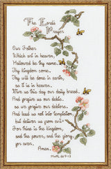 Janlynn Counted Cross Stitch Kit, The Lord's Prayer, Blue, By the yard Janlynn Corp.