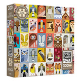 Ceaco – Bird Geometric - 300 Piece Jigsaw Space Saver Puzzle – Puzzles for Smaller Spaces and Surfaces Ceaco