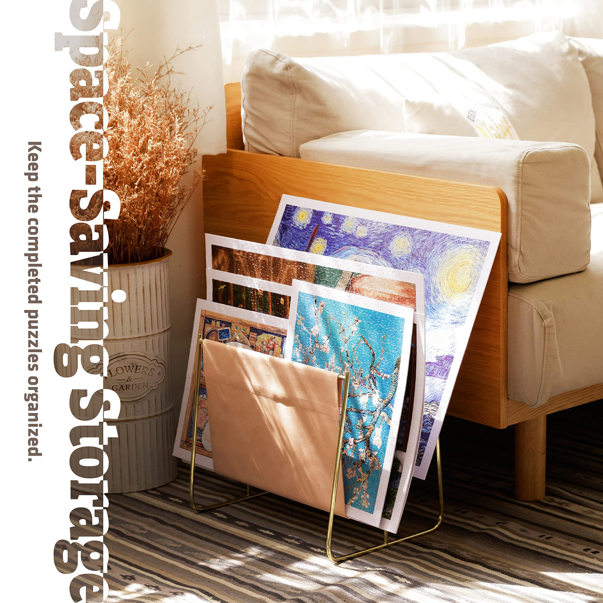 Pintoo Jigsaw Puzzles 500 Piece for Adults - Lucie Bilodeau - Enjoying The View Beautiful Plastic Puzzle for Home Decor Zero Dust Easy Storage [H2283] Pintoo