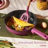 CAROTE 16 Piece Nonstick Kitchen Cookware Sets, Pots and Pans Set Non Stick,Induction Cooking Set W/Frying Pans, Saucepans CAROTE