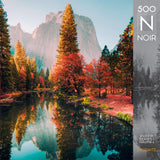 Buffalo Games - Noir - Wanderlust - Yosemite - 500 Piece Jigsaw Puzzle for Adults - Super Premium Puzzle Board - Quality Magnetic Storage Box with Display Sleeve - Photo Quality Imagery Buffalo Games