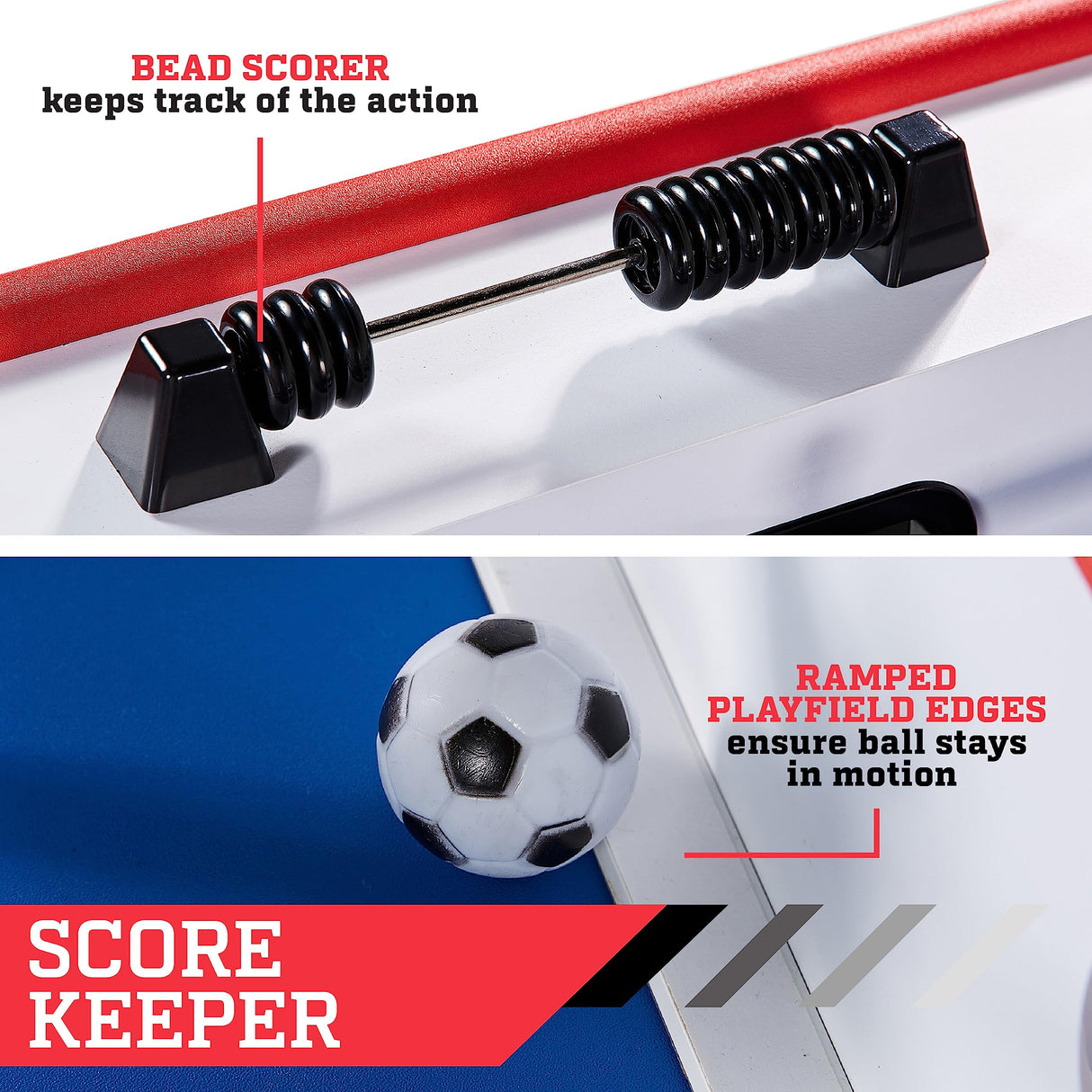 Hall of Games 56” Arcade Foosball Gaming Table Competition Size, Durable and Stylish with Tabletop Sports Soccer Balls, Perfect for Family Game Rooms Hall of Games