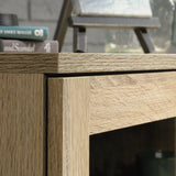 Sauder 420035 North Avenue Display Cabinet, For TVs up to 32", Charter Oak finish Sauder