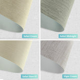 Aprilsmart Motorized Blinds with Remote,Compatible with Apple HomeKit Alexa Google Home- Voice and app Control,Motorized Roller Shades 100% Blackout (Fabric Sampl) Aprilsmart