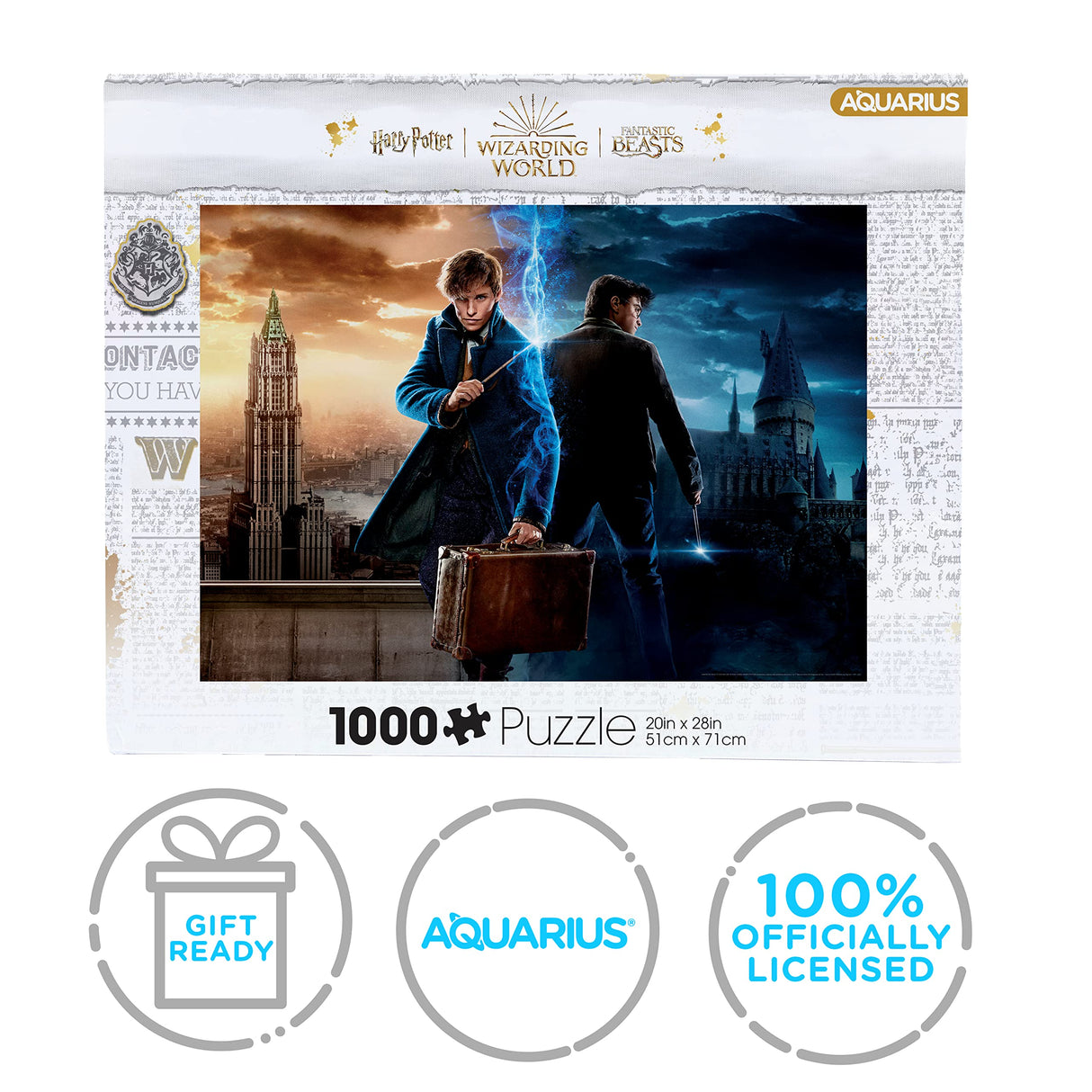 AQUARIUS - Harry Potter Wizarding World 1000 Piece Jigsaw Puzzle AQUARIUS