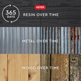 Keter Essential Shed 4x6 Resin Outdoor Storage Shed Ideal Storage for Patio Furniture, Garden Tools Bike Accessories, Beach Chairs and Lawn Mower, Black and White Keter