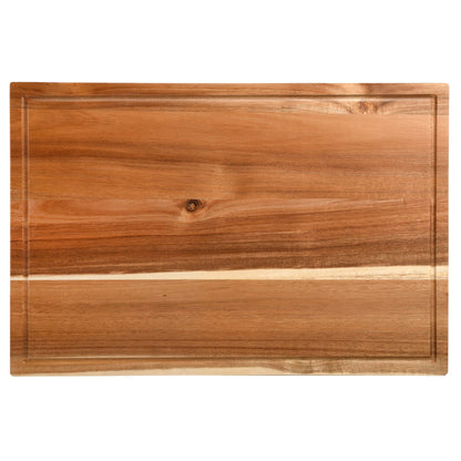 Kenmore Kenosha Heavy Duty Acacia Wood Extra Large Cutting Board W/Juice Grove, 24x16-inch - WoodArtSupply