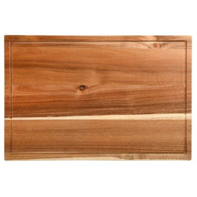 Kenmore Kenosha Heavy Duty Acacia Wood Extra Large Cutting Board W/Juice Grove, 24x16-inch