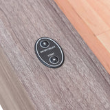 Hathaway Shooting Star 9-ft Arcade Ball Roll and Score Machine Table with LED Electronic Scorer and Sound, Great for Family Recreation Game Rooms, Driftwood Hathaway