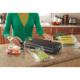 FoodSaver Vacuum Sealer Machine with Starter Vacuum Seal Bags & Rolls FOODSAVER