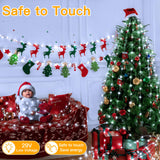 Ollny Christmas Lights Cool White, 600LED 197FT Christmas Tree Lights IP67 Waterproof, Plug in Fairy Lights with Remote 8 Modes Timer, Xmas Lights for Outdoor Indoor House Holiday Decor Ollny