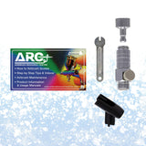 Master Airbrush Airbrushing System Kit with a G23 Multi-Purpose Gravity Feed Dual-Action Airbrush with 1/3oz. Cup and 0.3mm Tip, Mini Air Compressor, Hose, Storage Case, How-to-Airbrush ARC Link Card Master Airbrush