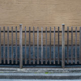 LADECH Fence Post Holder Ground Spike Use for Concrete Deck - Post Base Anchor Metal Black Powder Coated 4 Inches x 4 Inches (Inner Dia 3.5x3.5) 4 Pack LADECH