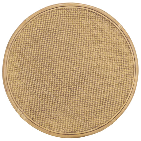 SAFAVIEH Home Collection - Arvid Honey Brown Wash Rattan Coffee Table, Round Boho Coastal Design, Fully Assembled (COF6512B) SAFAVIEH