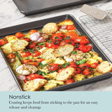 Chicago Metallic Professional Non-Stick Cookie and Jelly-Roll Pan Set with Cooling Rack, 17 by 12.25 Inches Chicago Metallic