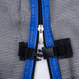 NONMON Trampoline Net Replacement for Straight 6 Pole, 14ft Trampoline Net Round Frame Safety Enclosure Net UV-Resistant Weather-Resistant Breathable Durable Net with Adjustable Straps(Net Only) NONMON