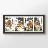 Pintoo Panoramic Jigsaw Puzzles 4000 Piece for Adults - Alexander The Fat Tiger - Up and Down The Mountain Beautiful Plastic Puzzle for Home Decor Zero Dust Easy Storage [H2647] Pintoo