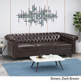 Christopher Knight Home Norma Sofas, Brown, Dark Brown Christopher Knight Home