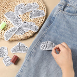 Flower Water Soluble Embroidery Patterns, 25 Pcs Stick and Stitch Embroidery Papers Wash Away Pre-Printed Floral Pattern Transfers, Customized Gift for Hand Sewing Lover Beginners INCOK