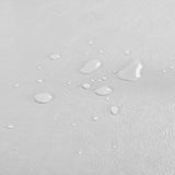 Yaheetech Dining Chair Set of 4 Faux Leather Parson Chair Modern Kitchen Living Room Side Chair Upholstered Padded Armless Chair with Solid Wood Legs, White Yaheetech