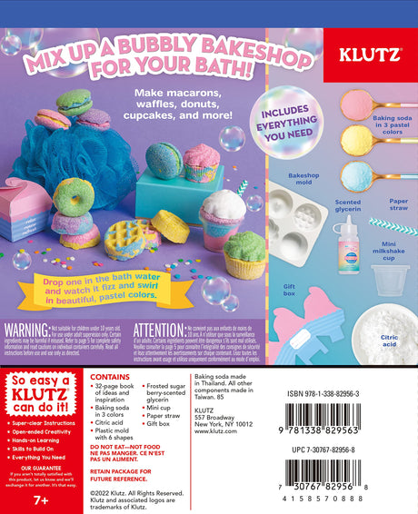 KLUTZ Bath Bomb Scented Bakery Craft Kit Klutz