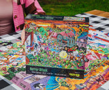 Horror Attack 1000-Piece Jigsaw Puzzle | Fun Brain Teaser, Toys & Games for Adults | 28 x 20 Inches Toynk