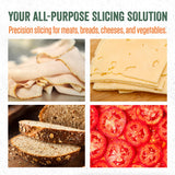 LEM Products 7 ½ Inch Electric Meat Slicer Machine with a Stainless Steel Serrated Blade LEM