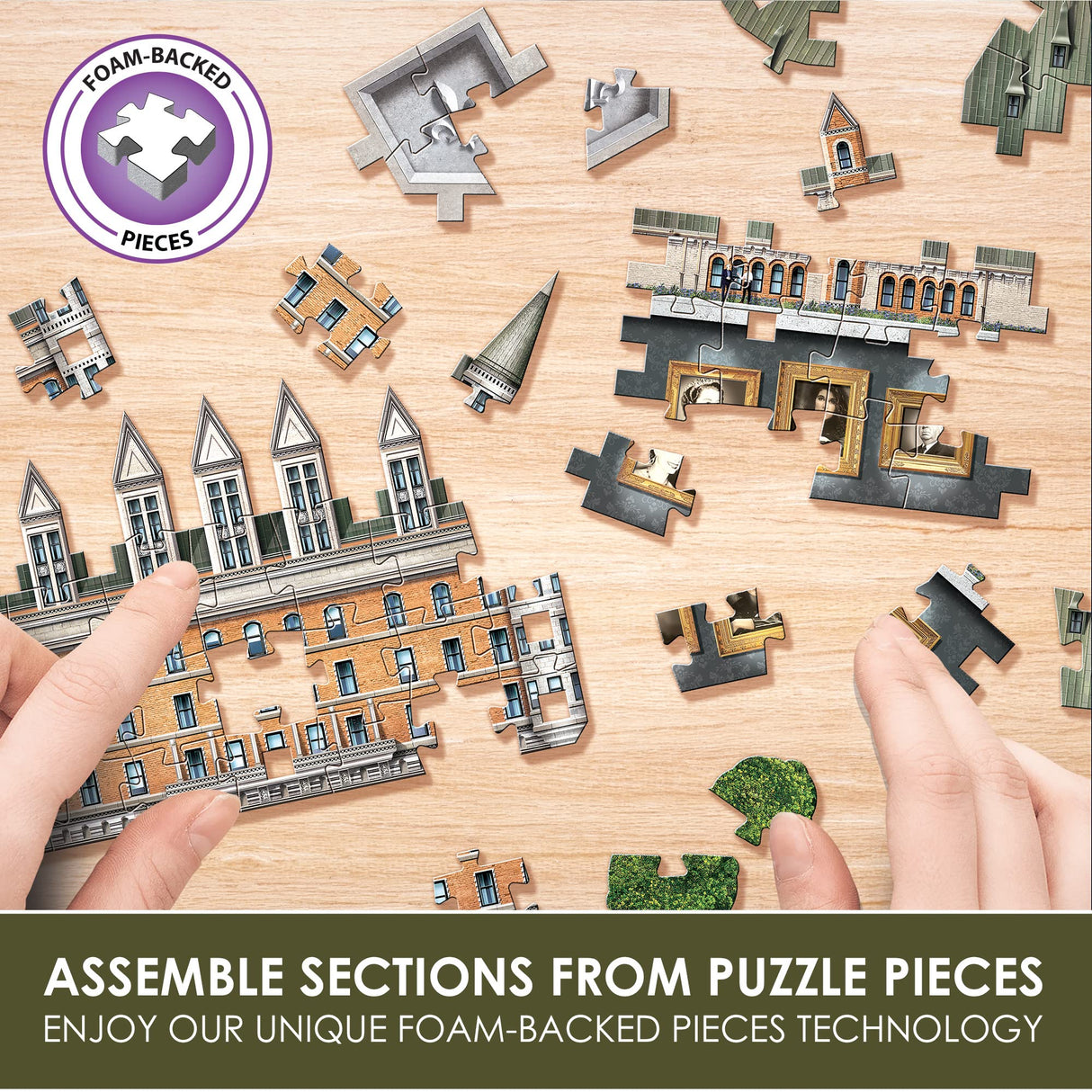 Wrebbit3D Le Château Frontenac 3D Puzzle for Teens and Adults | 865 Real Jigsaw Puzzle Pieces | Not Just an Ordinary Model Kit for Adults for Man and Woman Wrebbit3D