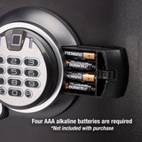 SentrySafe Fireproof and Waterproof Home Safe with Biometric Fingerprint Lock, Keypad, and Key Lock for Securing Money, Jewelry, Documents, 1.23 Cubic Feet, SFW123BTC SentrySafe