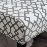 Christopher Knight Home Kassi Fabric Accent Chair, Grey Geometric Patterned Christopher Knight Home