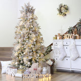 Sea Team 60 mm/2.36 Inch Set of Colourful and Sparkling Painted Ornaments and Hanging Baubles for Christmas Tree – 30 Pieces Sea Team