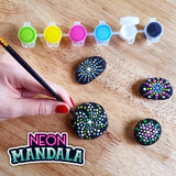 ArtSkills Rock Painting Kit with Geode, Mandala & Glow in The Dark Rock Painting, Arts and Crafts for Kids ArtSkills