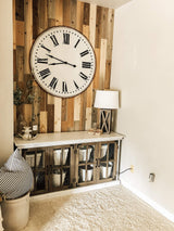 Timberchic River Reclaimed Wooden Wall Planks - Simple Peel & Stick Wall Covering Application for DIY Accent Wall & Home Improvement - Modern, Premium Wall Paneling (3" Wide - 10 Sq. Ft., River) Timberchic