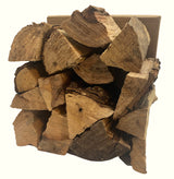 Carolina Cookwood Pecan Smoking Wood Logs for Wood Fired and Charcoal Smoker Grills - Large 6-in. Hardwood Splits, 12-17 lbs., 675 cu. in. Naturally Cured Smoker Wood Carolina Cookwood