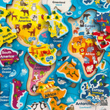 QUOKKA Wooden Puzzles for Kids Ages 4-6 – 3 Educational Wood Toddler Puzzles Ages 3-5 – Learning United States Toddler Game Puzzles Ages 2-4 – Gift World, Space and USA Maps for Boys and Girls QUOKKA