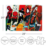 AQUARIUS Marvel Spider-Man Puzzle (1000 Piece Jigsaw Puzzle) - Glare Free - Precision Fit - Officially Licensed Marvel Merchandise & Collectibles - 20 x 28 Inches AQUARIUS