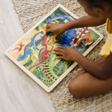 Melissa & Doug Dinosaurs Wooden Jigsaw Puzzle With Storage Tray (24 pcs) Melissa & Doug
