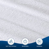 Utopia Bedding Waterproof Mattress Protector Twin Size, Premium Terry Mattress Cover 200 GSM, Breathable, Fitted Style with Stretchable Pockets (White) Utopia Bedding